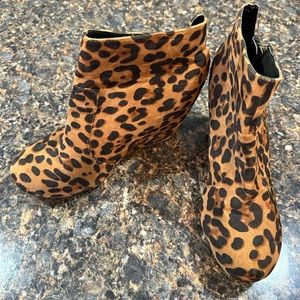 Leopard Wedges